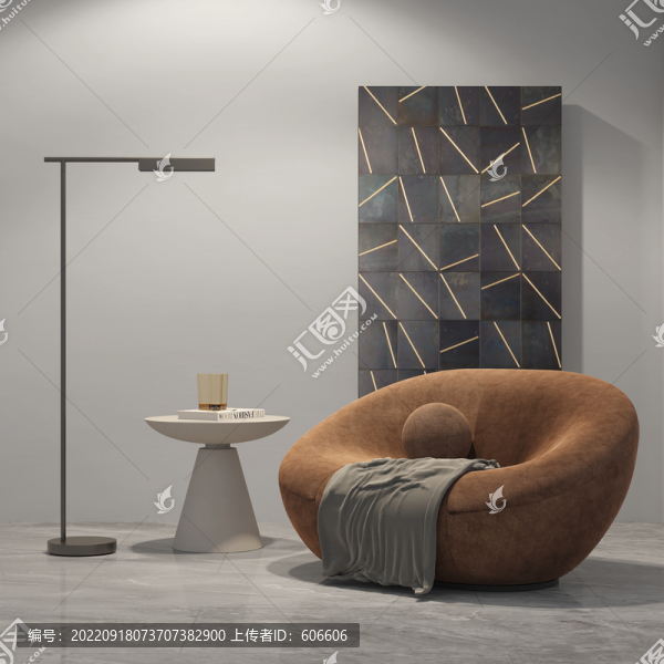 藝術(shù)單椅墻布壁畫背景場(chǎng)景圖