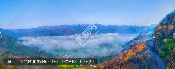 柯村云海全景圖