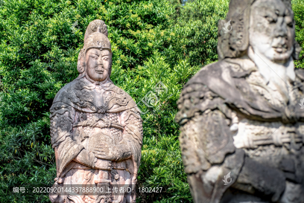 南宋武將石刻造像