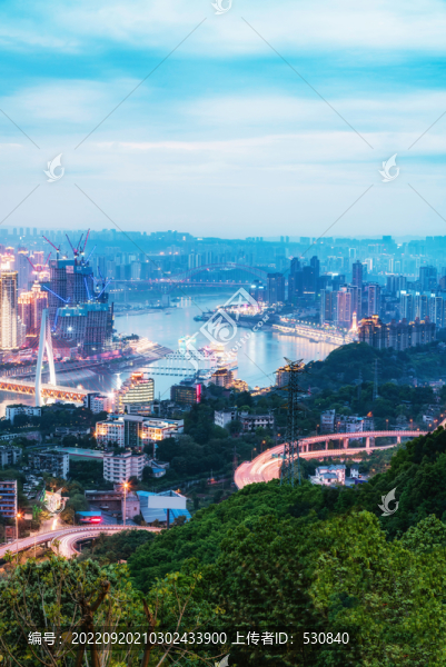 重慶兩江夜景