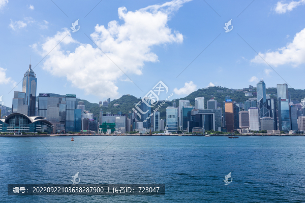 香港維多利亞港兩岸風(fēng)光
