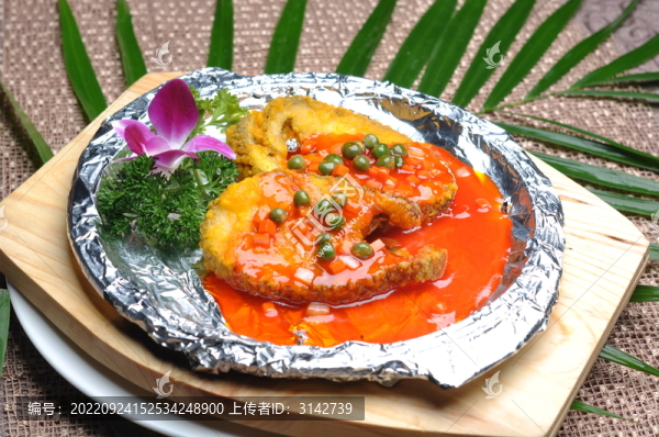 鐵板銀鱈魚