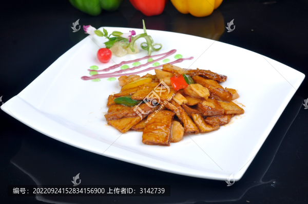 杏鮑菇炒鮮貝