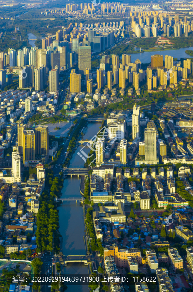 運河之都江蘇淮安城市風光