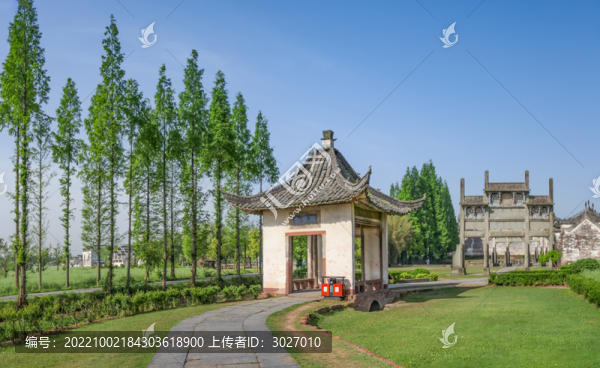 棠樾牌坊群驄步亭