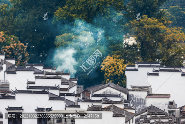 江西婺源石城秋季風(fēng)光
