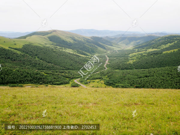 夏季黃崗峰
