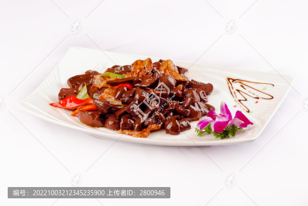 肉炒紅蘑