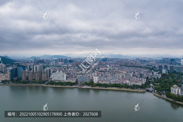 杭州富陽城市風(fēng)光航拍