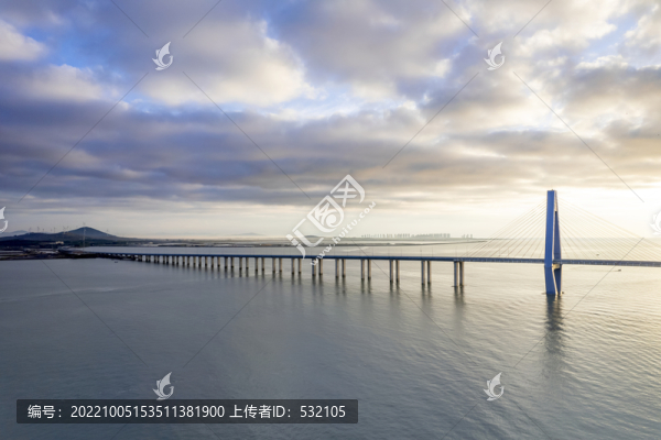 丁字灣海岸霞光