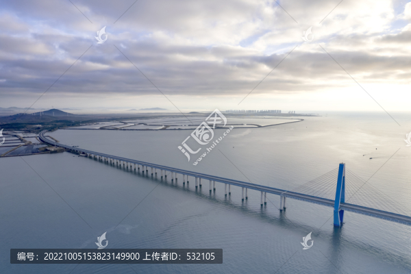 丁字灣海岸霞光