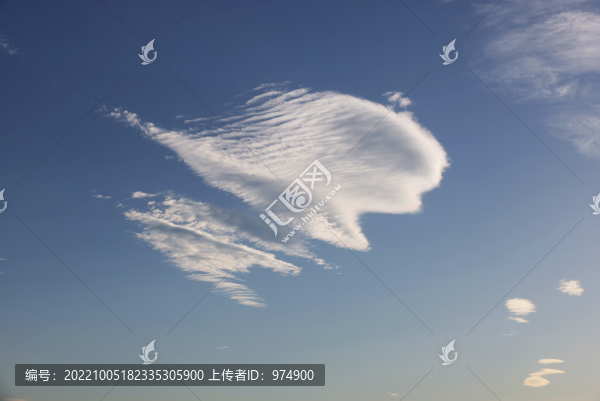 天空彩霞云
