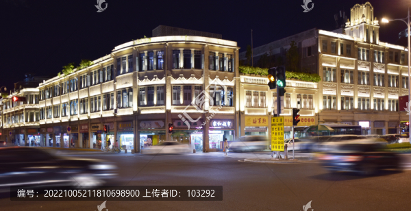 廈門鷺江道建筑夜景