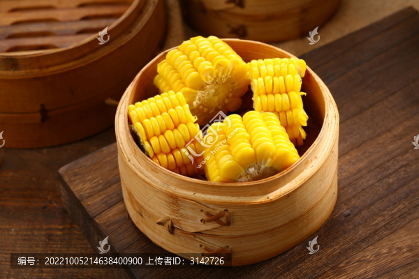 蒸玉米
