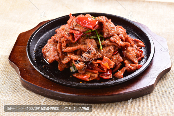 鐵板炒烤肉