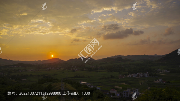 夕陽(yáng)晚霞落日風(fēng)景