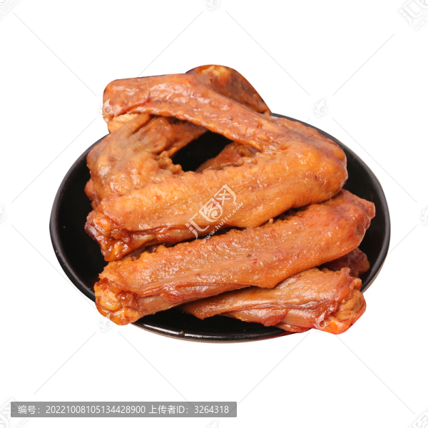 雞翅白底圖