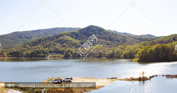 吉林蛤蟆河秋景