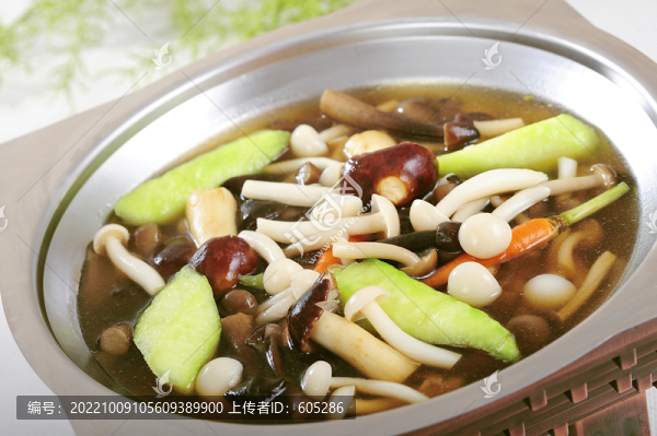 雞湯浸野生菌