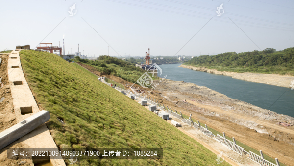 來賓城南河堤改建
