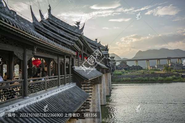 重慶黔江濯水古鎮(zhèn)風光