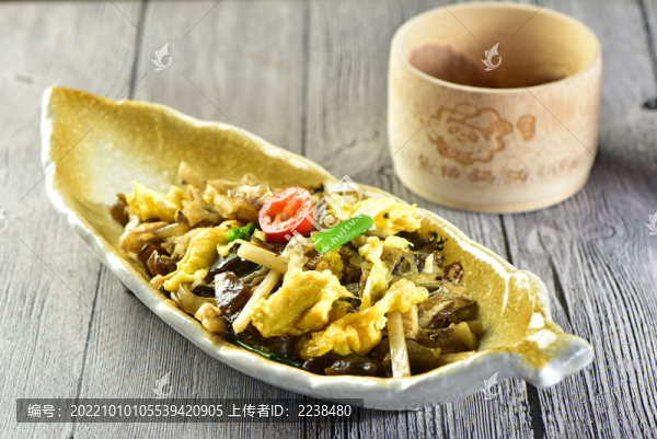 竹胎盤炒土雞蛋