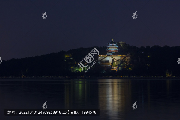 頤和園夜景