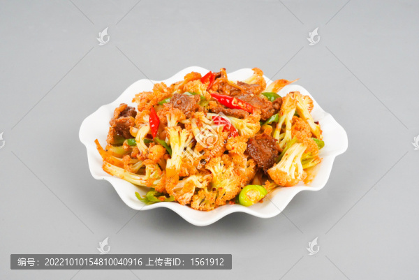 干鍋菜花炒肉