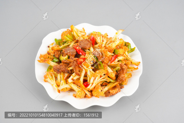 干鍋菜花炒肉