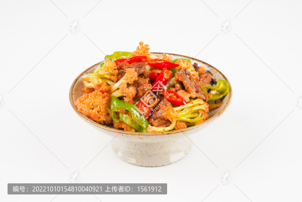 干鍋菜花炒肉