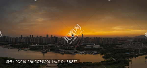 山東省日照市銀河公園航拍
