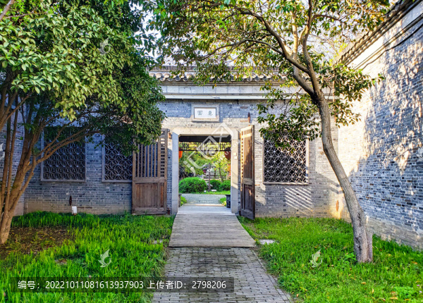 幽靜的園林庭院