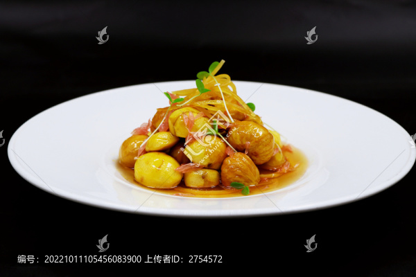 蜜汁西柚板栗