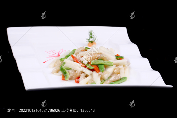 山藥炒蹄筋