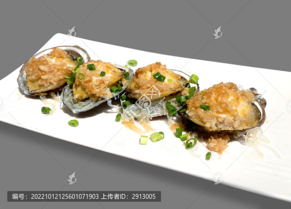 蒜蓉粉絲蒸鮑魚