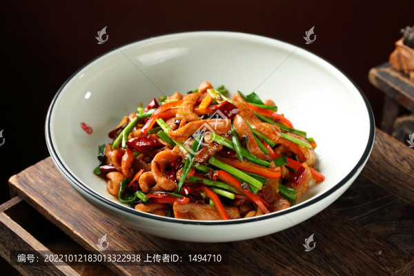 小炒山豬肉