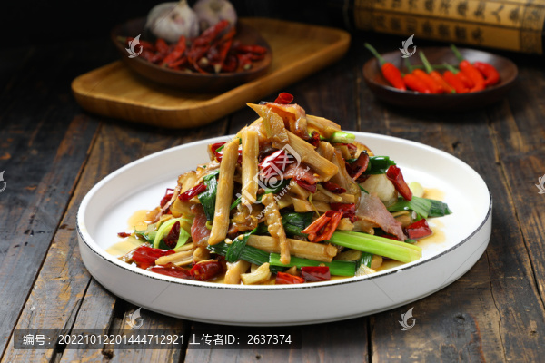 香筍炒臘肉
