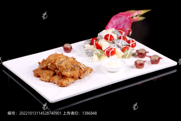雞柳水果沙拉