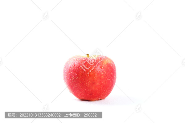 一個紅色蘋果