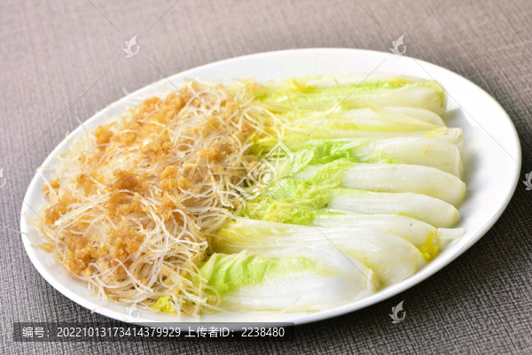 蒜茸粉絲蒸娃娃菜