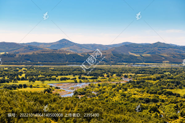 內(nèi)蒙古阿爾山洮兒河濕地風光