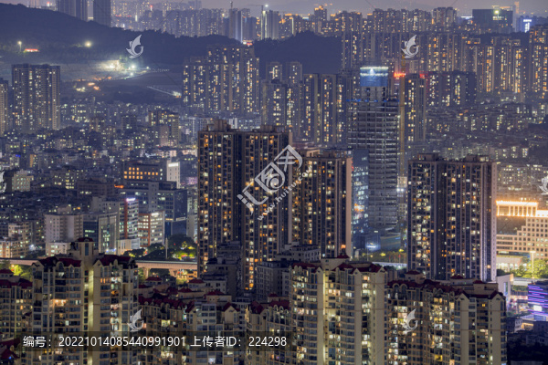 都市萬家燈火