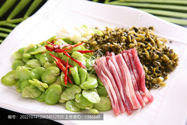 咸菜肉絲豆瓣
