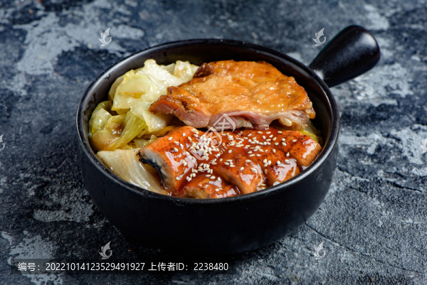 日式鰻魚雞扒飯