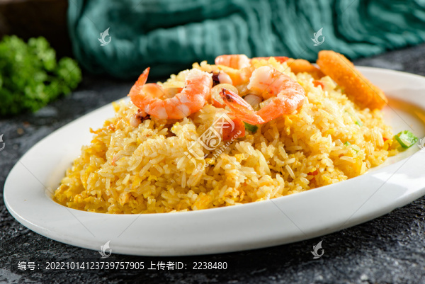 泰式咖喱海鮮炒飯