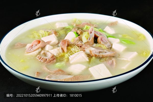 奶湯白菜豆腐肥腸
