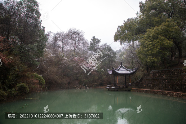 雪夜敬亭山