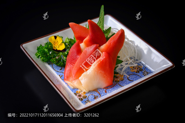 北極貝刺身