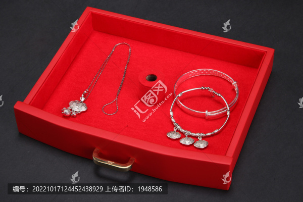 大紅色寶寶記憶盒