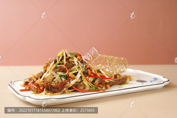 豆香手撕魚